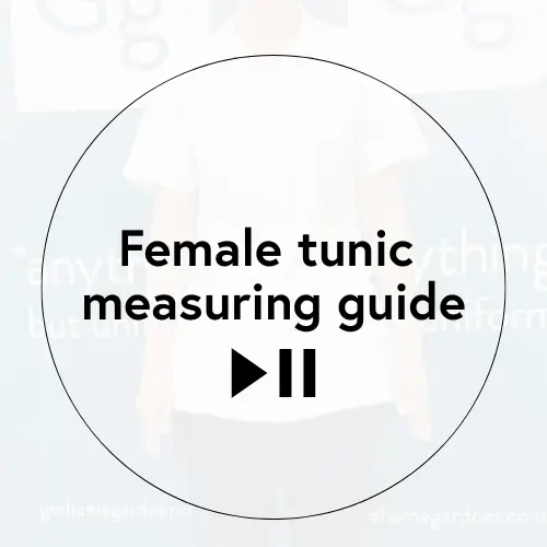 female tunic size guide